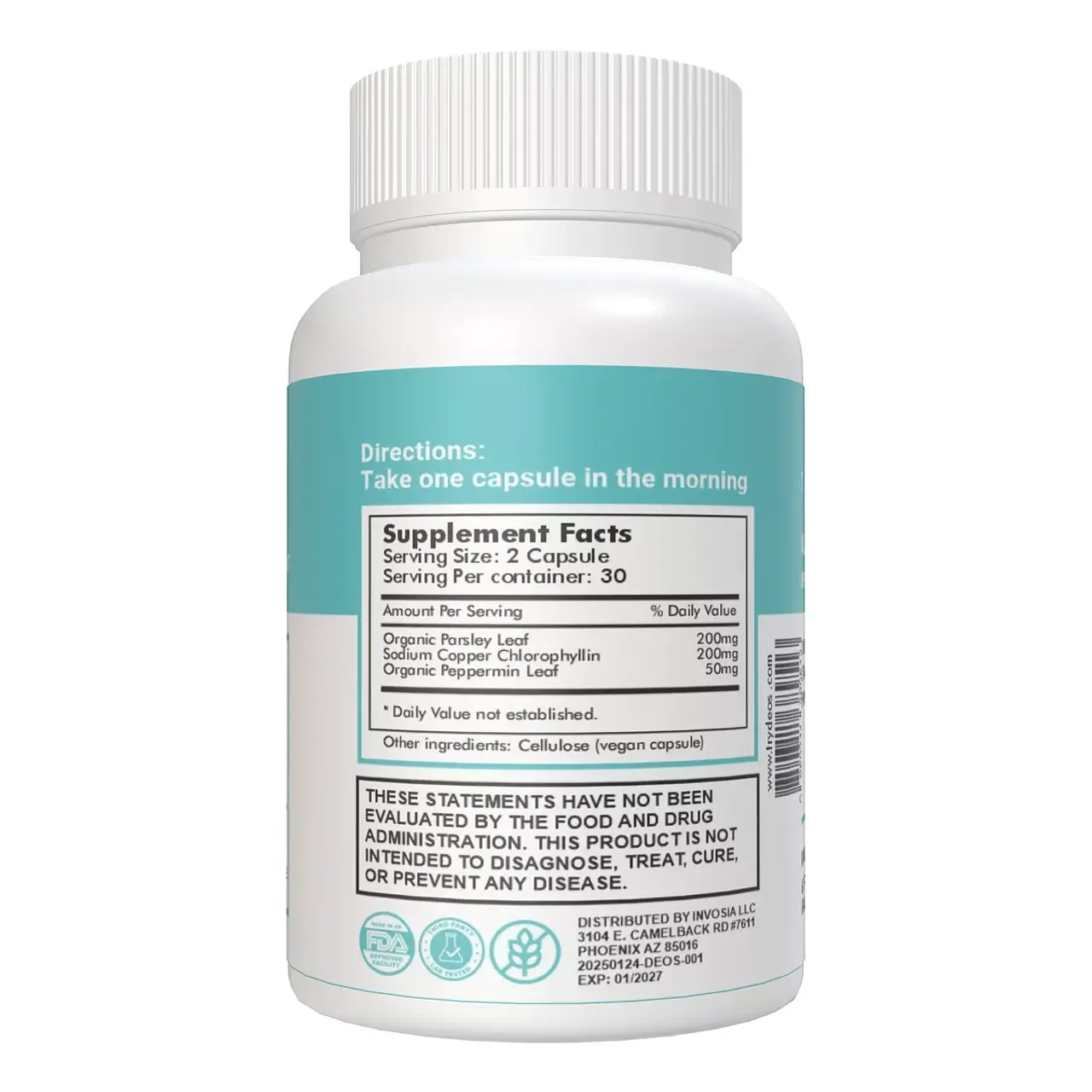 Deos Original Suplemento 60 Cáp💪Control de Olores Corporales🤢👉OFERTA ESPECIAL 🎁