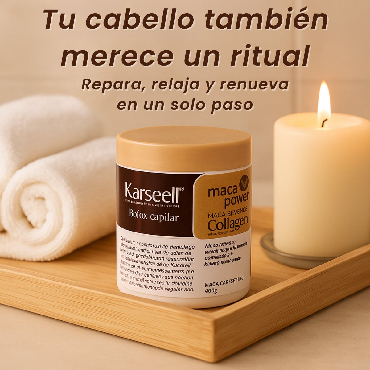 PROMOCIÓN 2 X 1 🫨Crema Capilar Karseell Collagen Hair Mask 🤯RESULTADOS EN 10 MINUTOS