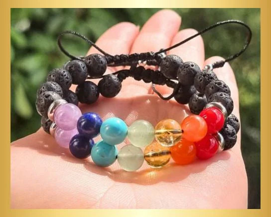 Pulsera 7 Chakras + Aceite energético GRATIS