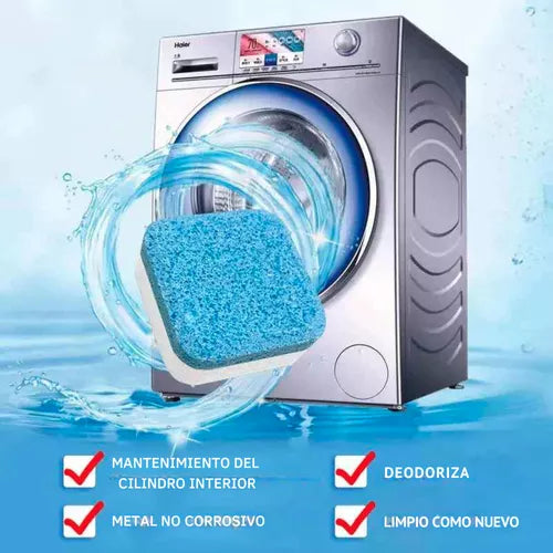 EcoWash Pro® | Pastillas limpiadoras de lavadora OFERTA ESPECIAL +