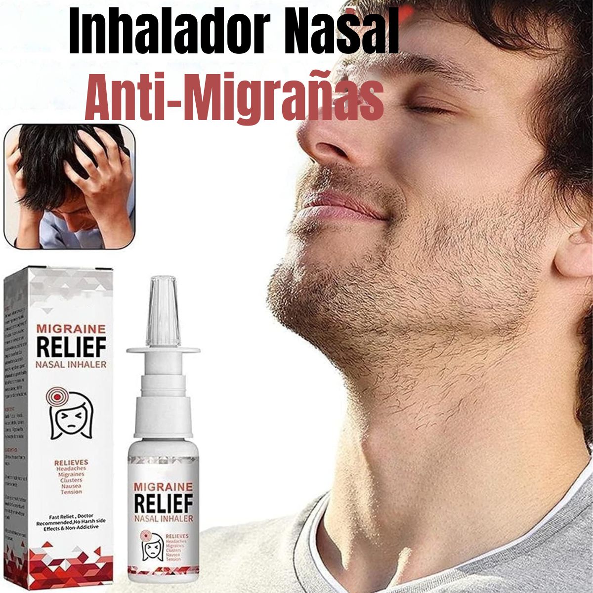 Migraine™ - Inhalador Nasal Anti-Migraña