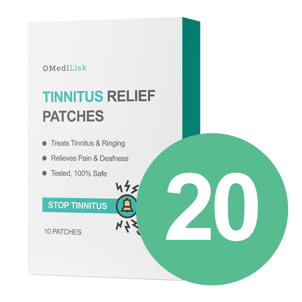 Parches para aliviar el tinnitus MediLisk™