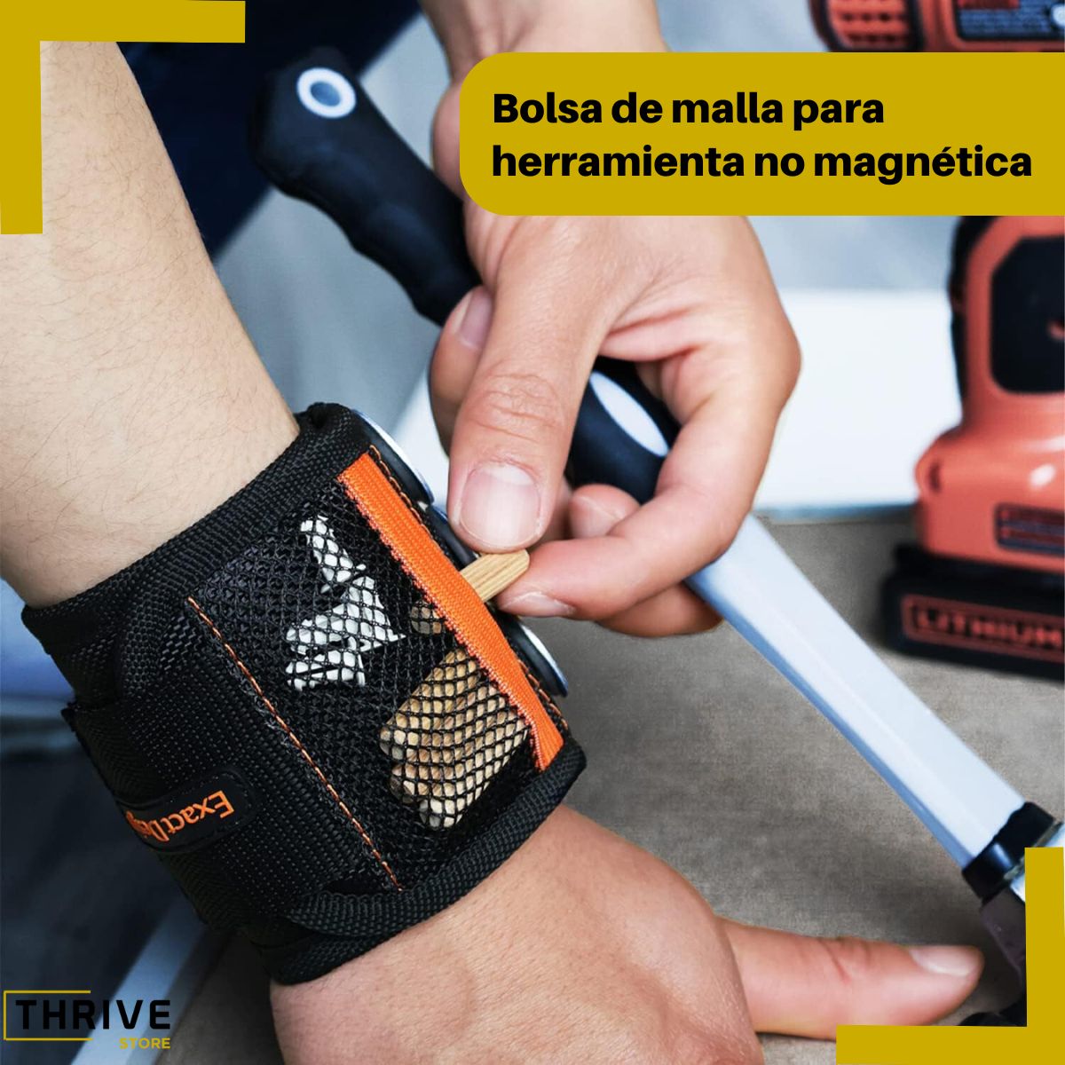 ToolTrek™ - Pulsera Magnética Para Tornillos