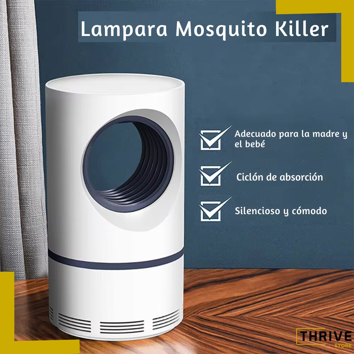 MosquitoKiller™ Trampa Silenciosa Contra Mosquitos y Moscas