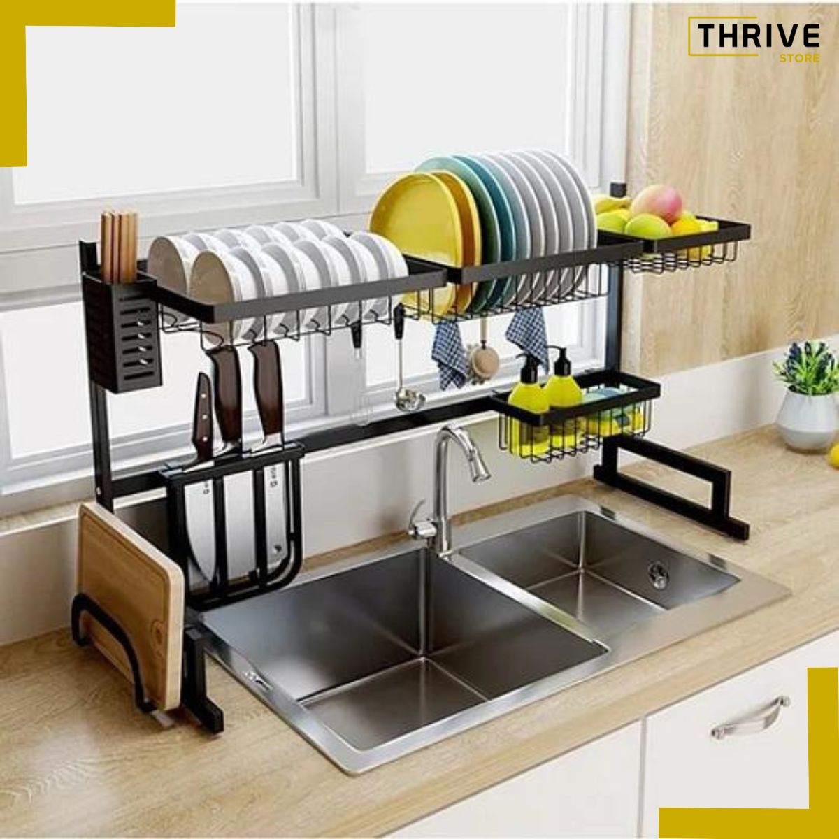 MaxSpace™ - El Escurridor Estrella para Mantener tu Cocina Perfecta