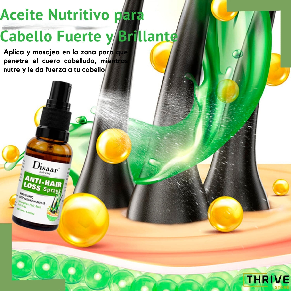 VitaGrow™ - Aceite Nutritivo para Cabello Fuerte - Paga 1 y Recibe 2 Unidades