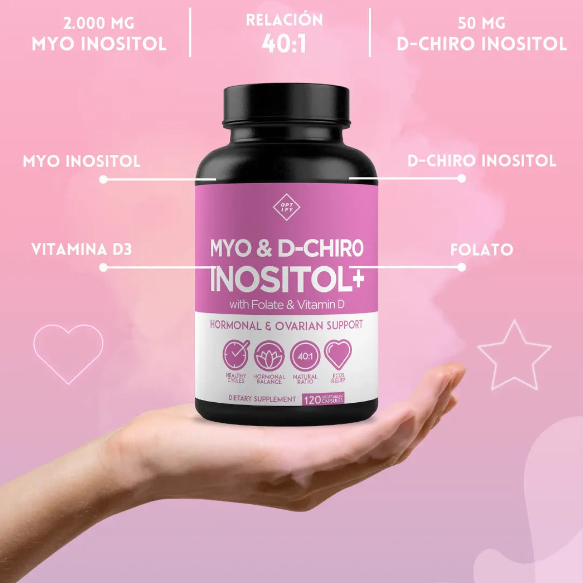 Suplemento Inositol - Equilibrio Hormonal Femenino