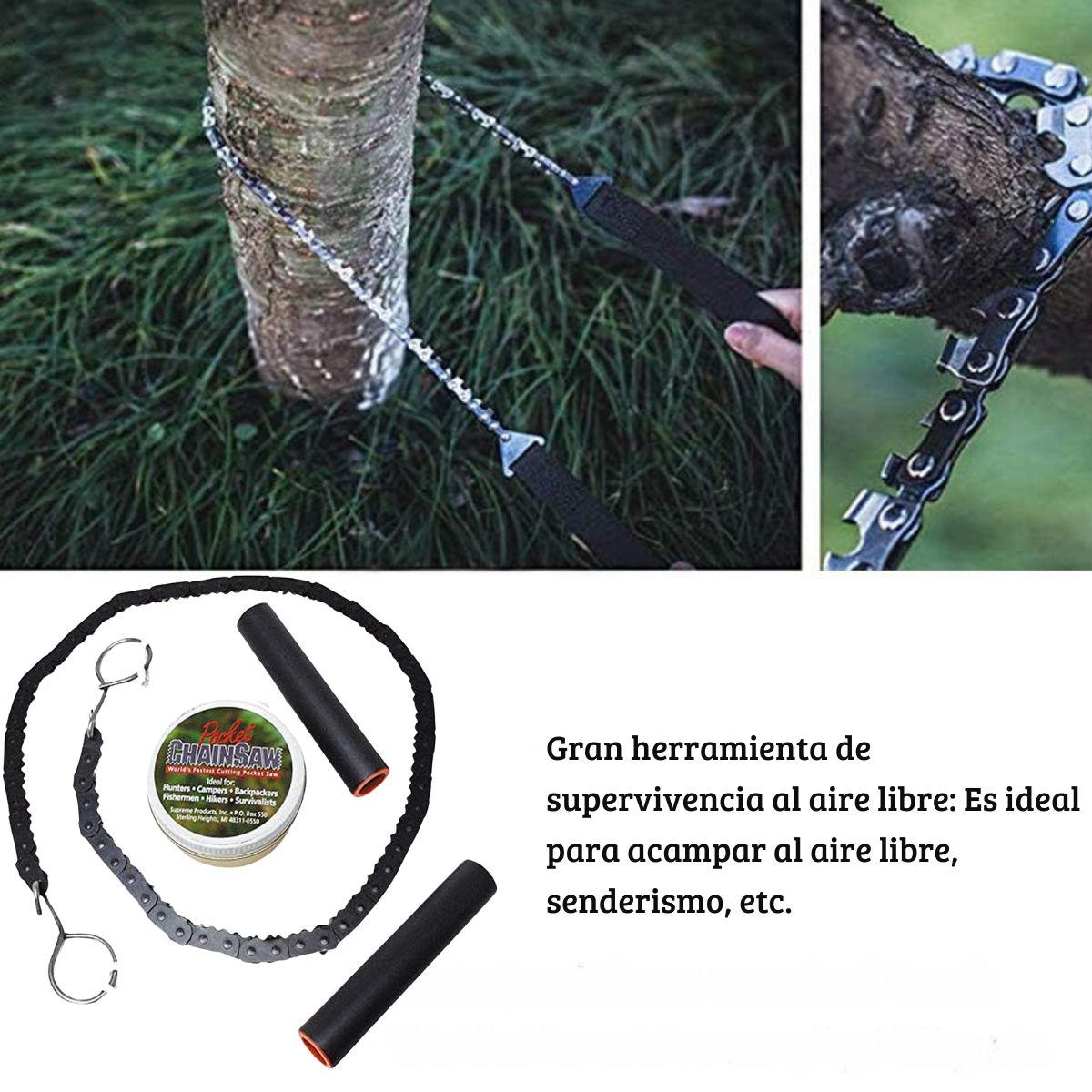 WoodCraft™ - Sierra de Cadena Manual