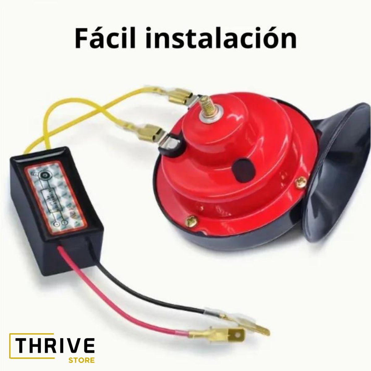 ThunderBlast™ - Bocina Eléctrica De Alta Potencia Para Autos - OFERTA TIK TOK Paga 1 y Recibe 2 Unidades