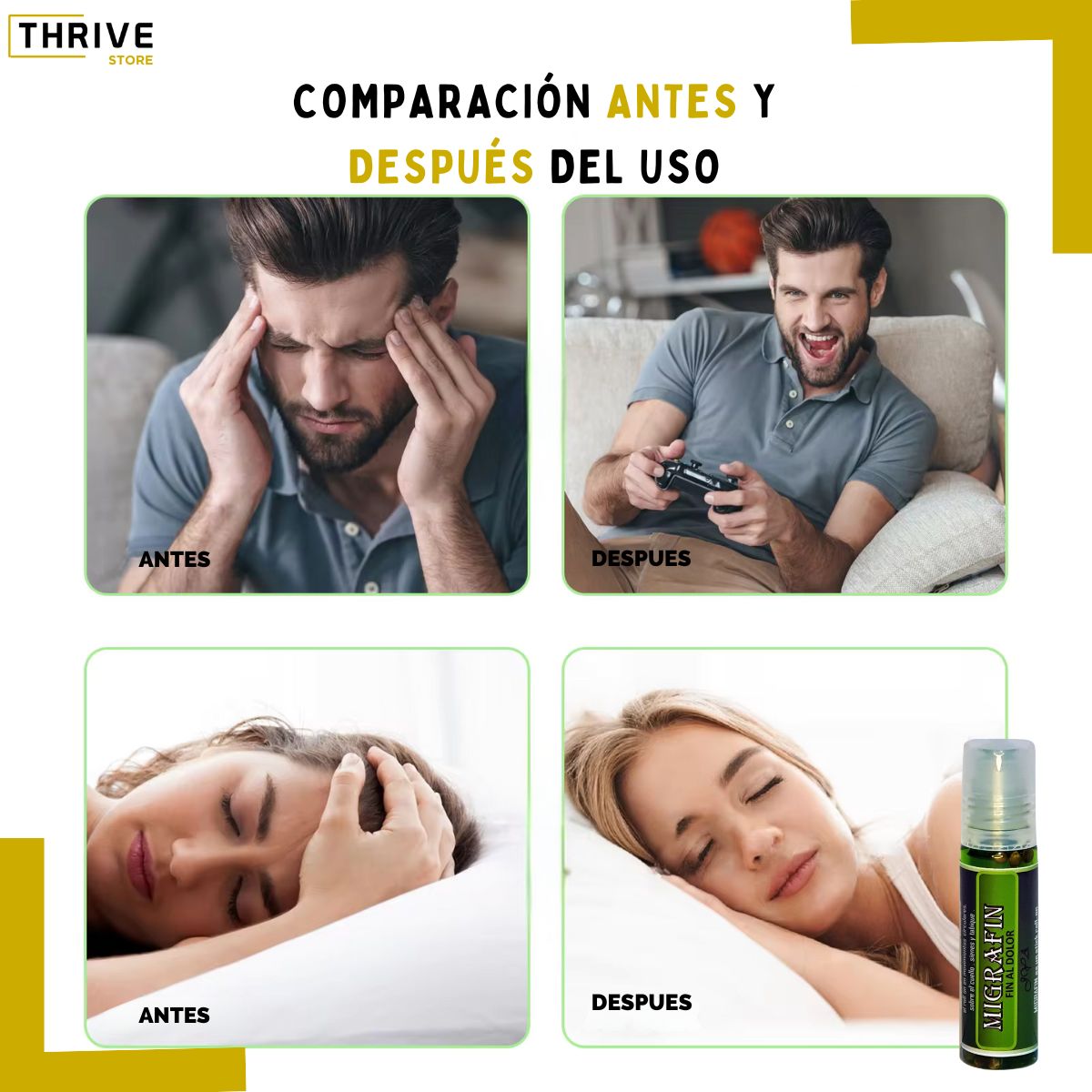 Migrafin™ - Para Dolores De Cabeza y Migraña