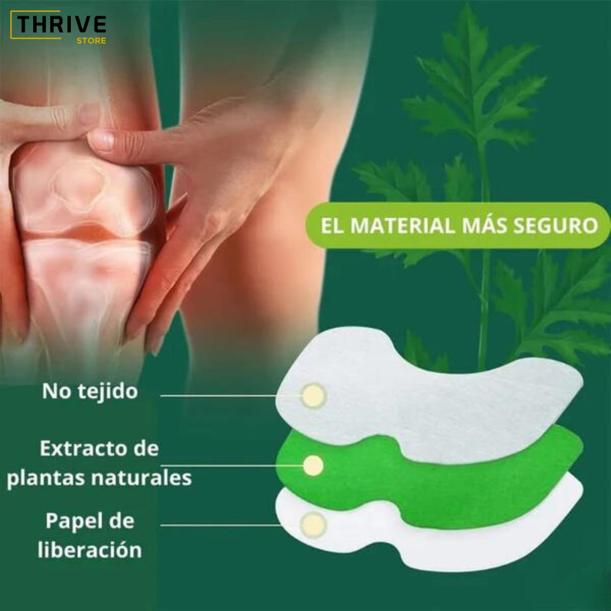 KneeRelief™️ - PARCHES ADHESIVOS TERAPÉUTICOS PARA EL ALIVIO DE RODILLAS Y ARTICULACIONES - 🔥OFERTA EXCLUSIVA: PAGA 1 y LLEVA 2 CAJAS.🎁🤯