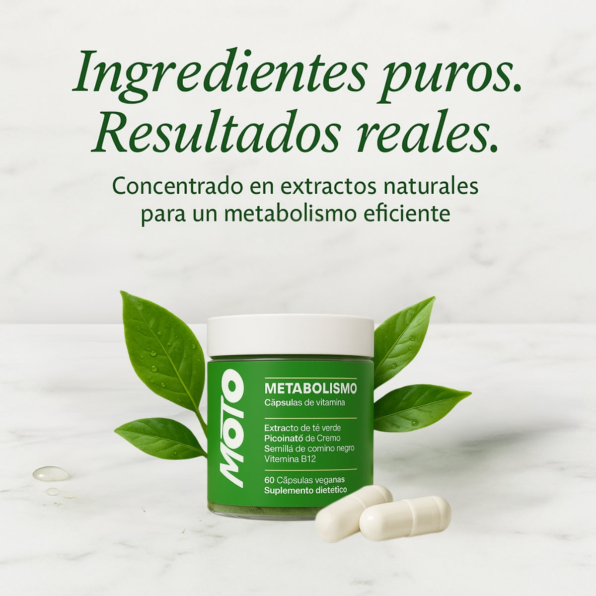 MOTO® Cápsulas que aceleran el metabolismo🩺🔥 OFERTA ESPECIAL FRASCO 60 CAPS 💊