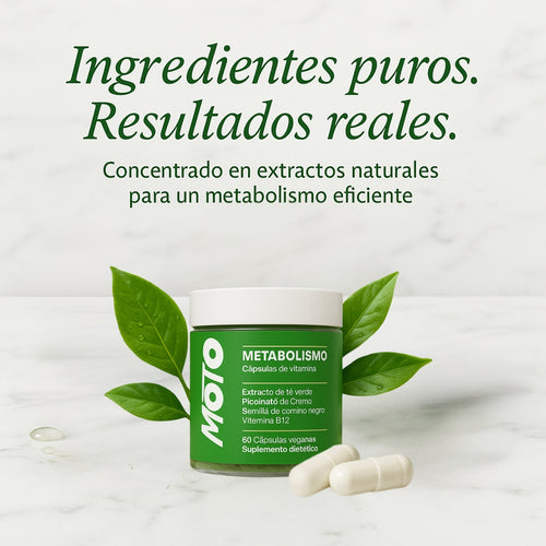 MOTO® Cápsulas que aceleran el metabolismo🩺🔥 OFERTA ESPECIAL FRASCO 60 CAPS 💊