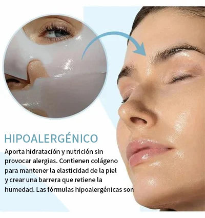 Mascarilla Colágeno Hidrolizado y Ácido Hialurónico, LLEVATE 5 GRATIS, SOLO POR ESTA SEMANA🎁