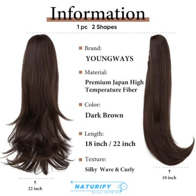 SwiftStyle™ - Extensión de Cola de Cabello