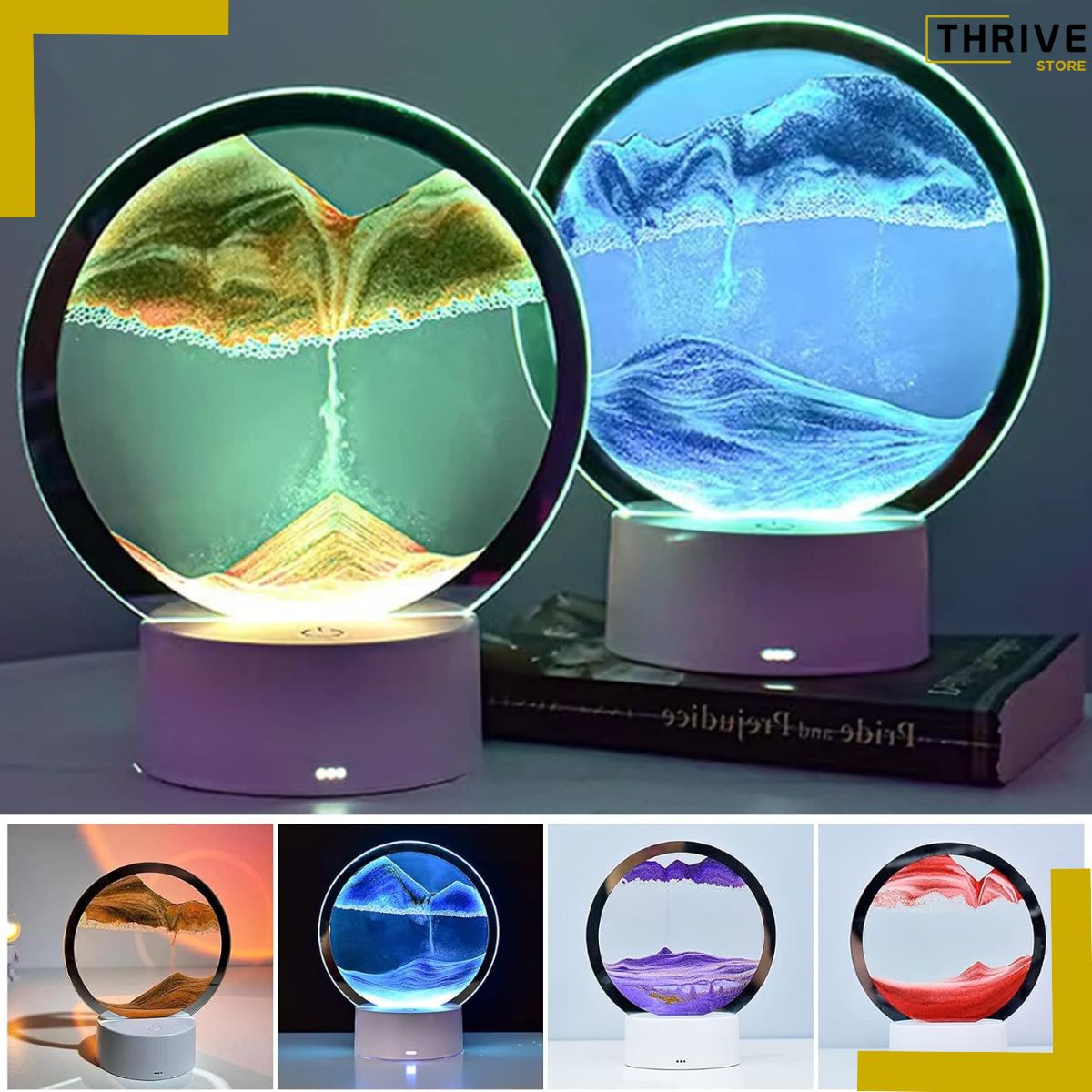 SandFlow™ - Lámpara de Arena Movediza Decorativa