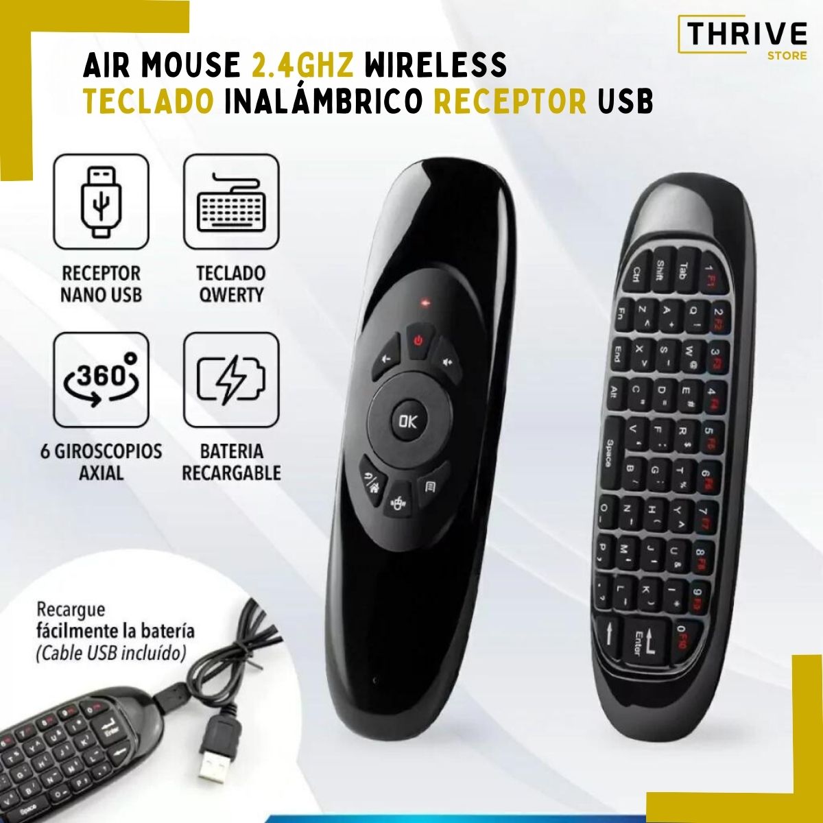 SmartControl™ - Control Remoto Con Teclado Incluido Para TV