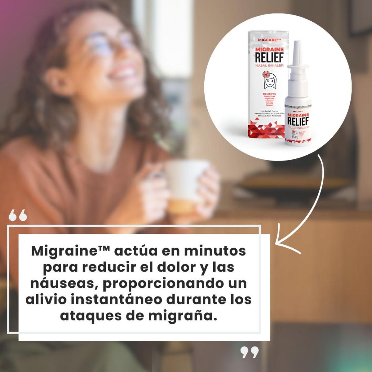 Migraine™ - Inhalador Nasal Anti-Migraña