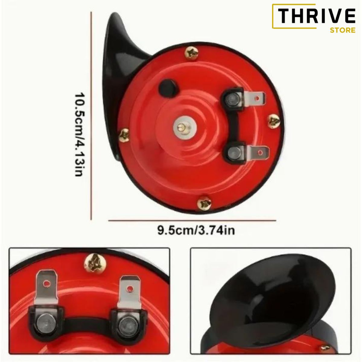 ThunderBlast™ - Bocina Eléctrica De Alta Potencia Para Autos - OFERTA TIK TOK Paga 1 y Recibe 2 Unidades