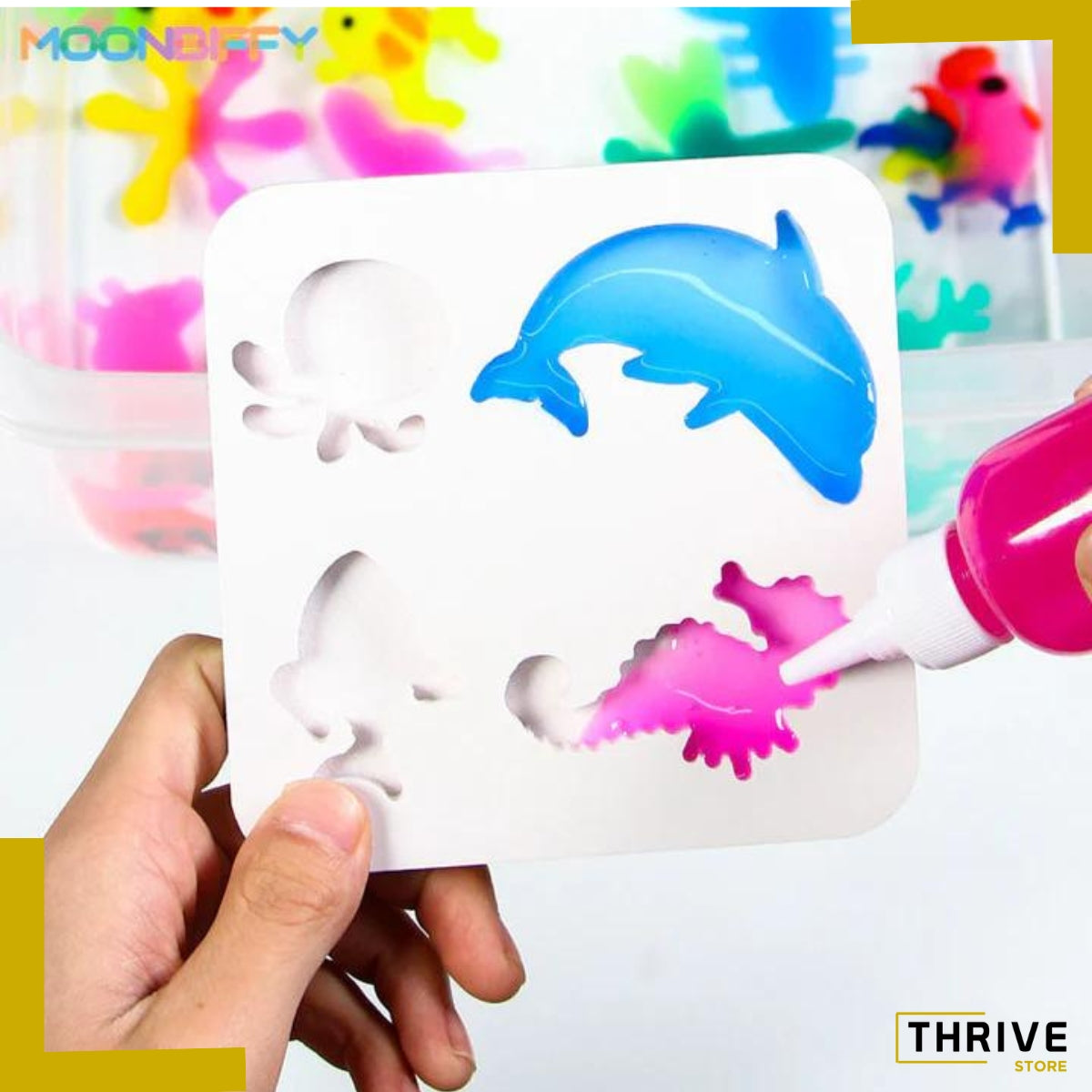 SplashArt™ - Gel Mágico Para Figuras En Agua