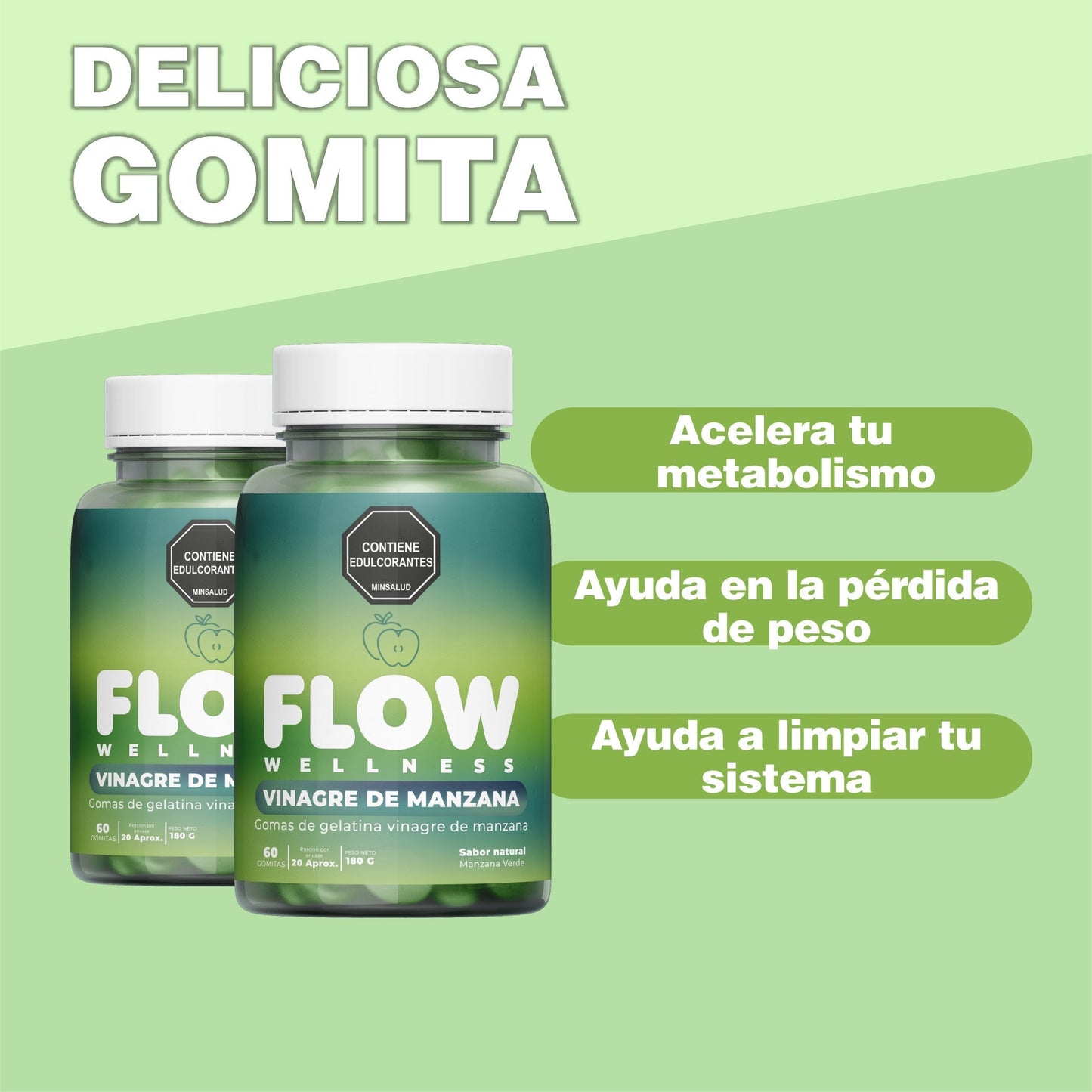 GlucoGummmies™ Gomitas de Vinagre de Manzana RESULTADOS EN 10 DÍAS 🤯🔥