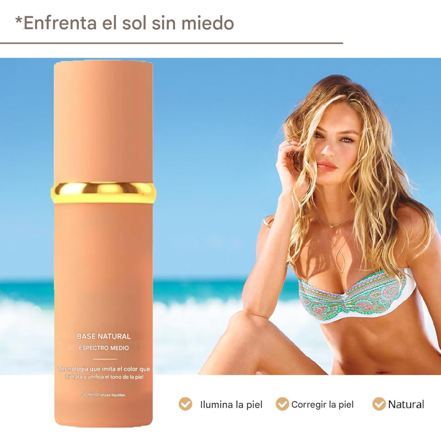 PROMO 2X1 Protector +Base líquida 4 en 1, 👉Corrector -Hidratante- Base y Protector con SPF 50🤯