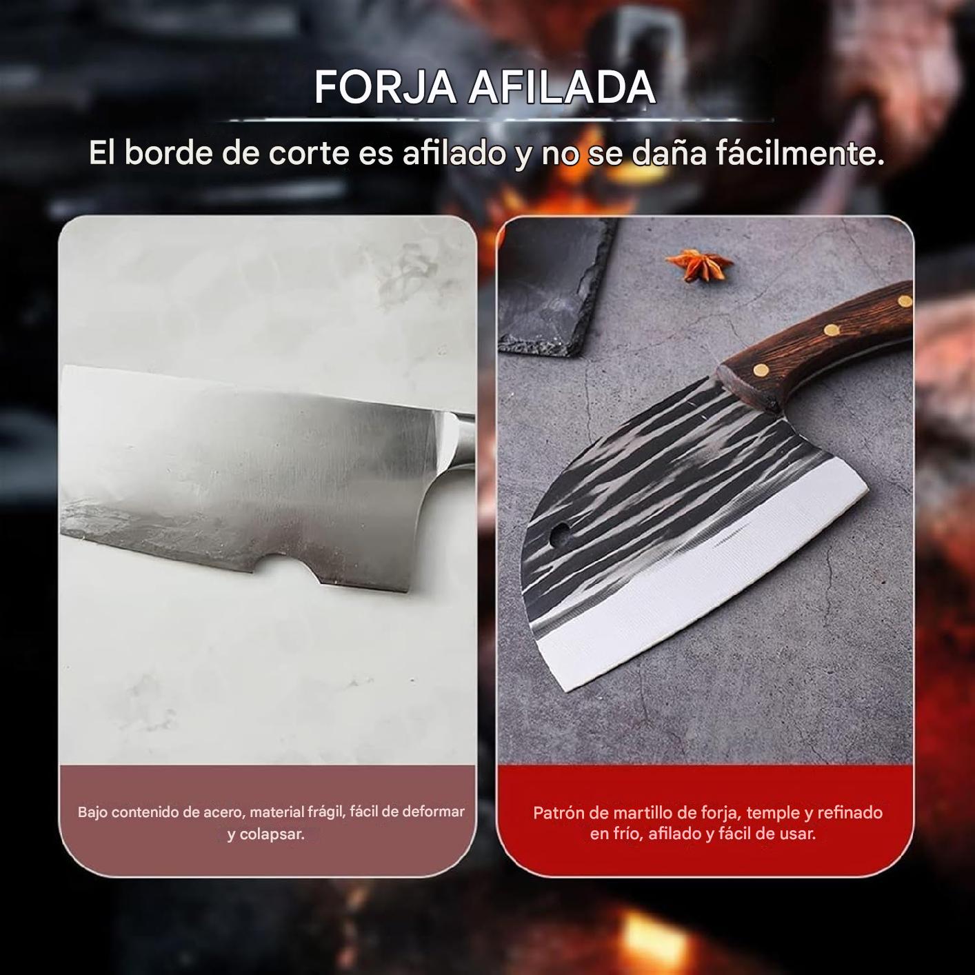 CUCHILLO 🔪 HACHUELA PROFESIONAL JAPONES TAZAKI🧑🍳