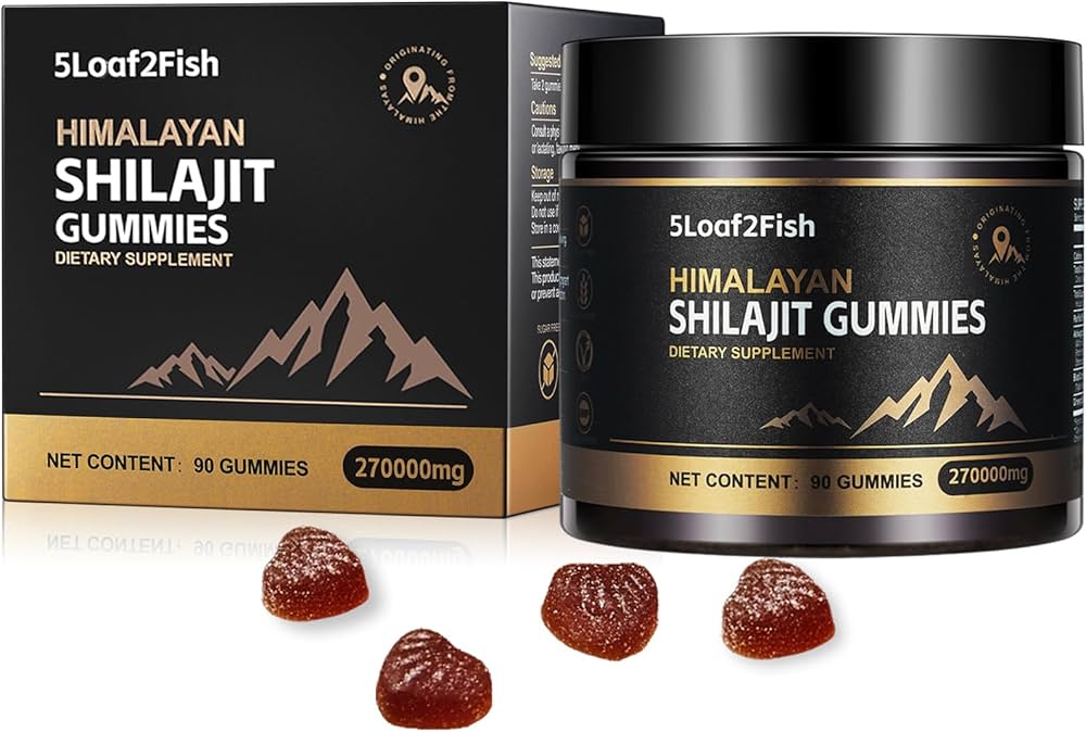ShilajitGold – Gomitas de Shilajit Puro del Himalaya para Energía y Vitalidad