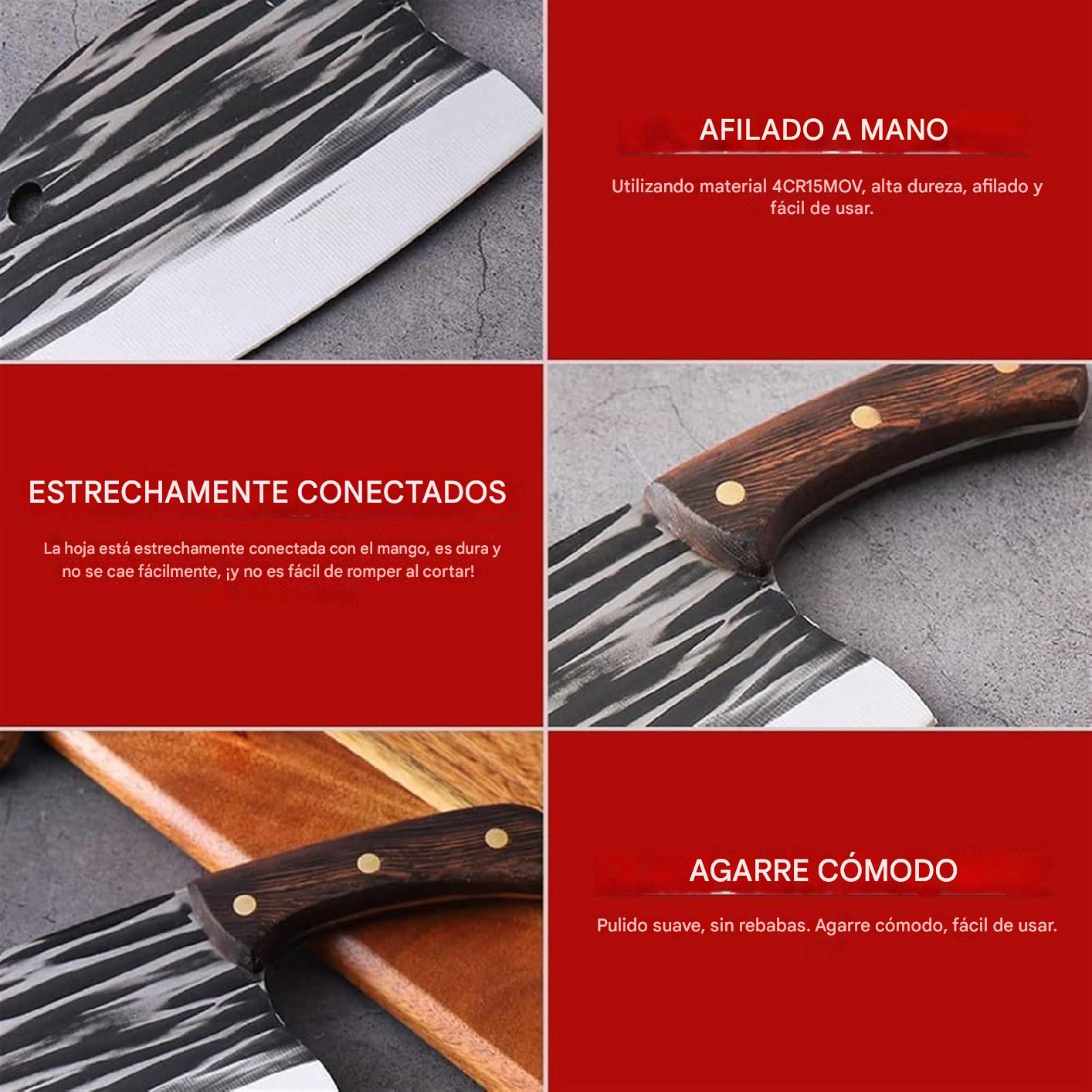 CUCHILLO 🔪 HACHUELA PROFESIONAL JAPONES TAZAKI🧑🍳