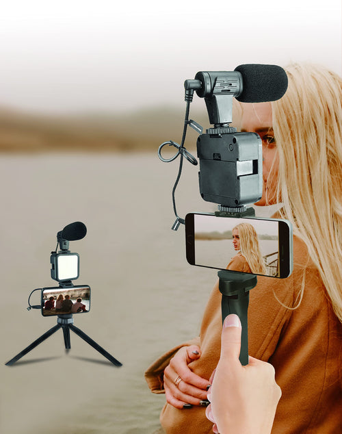 🔥👉Kit para hacer videos vlogging Cámara portátil🧑🎤✨