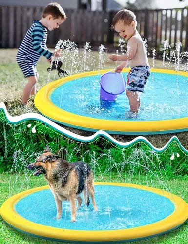 Plash Oasis™ - 🎁Alfombrilla Roseadora para Mascotas y Niños ⛱️☀️