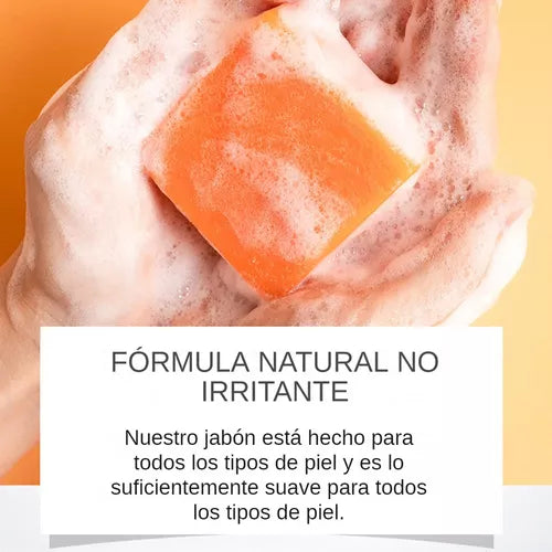 OFERTA ESPECIAL 2X1🎁 JABÓN CURCUMA PARA MANCHAS Y ACNE-🤯👉RESULTADOS EN 10 días