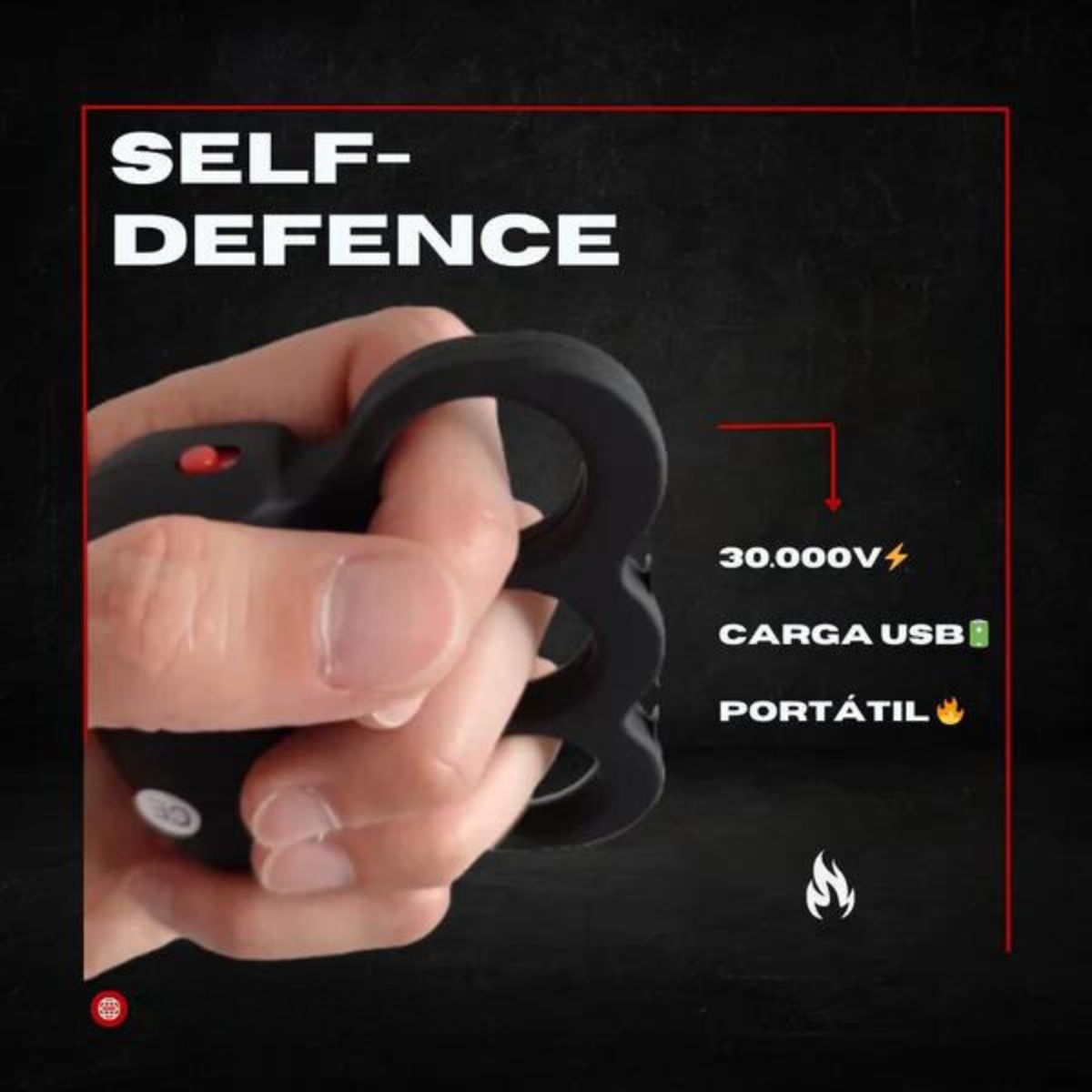 Manopla Taser Powerful Self-defence - Mantente Seguro Donde Vayas