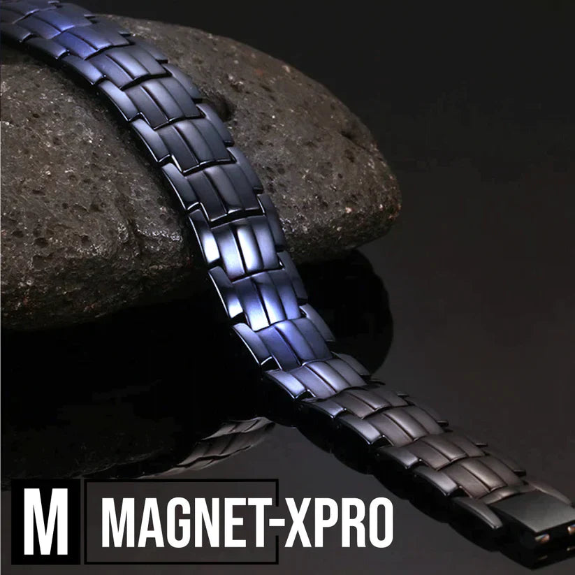 X-PRO MAGNET - Pulsera magnética con gemas azules