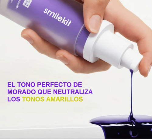 Espuma Blanqueadora Dental V34 Lilás - Luce Dientes Brillantes Ahora Mismo