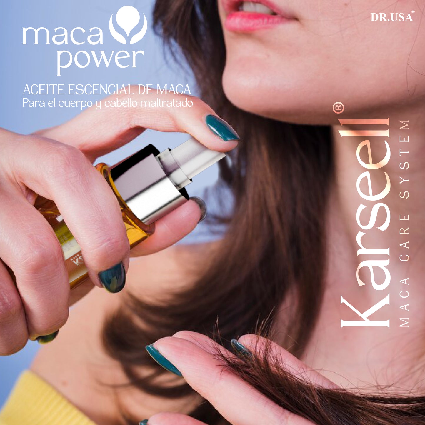 PROMOCIÓN ESPECIAL 2X1🎁👉 Aceite de argán esencial Natural de maca Karseell: Revitalizan y Estimulan el Crecimiento