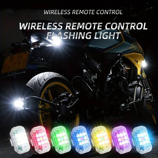 LUCES LED ESTROBOSCÓPICAS 7 COLORES - PACK 3 UNIDADES