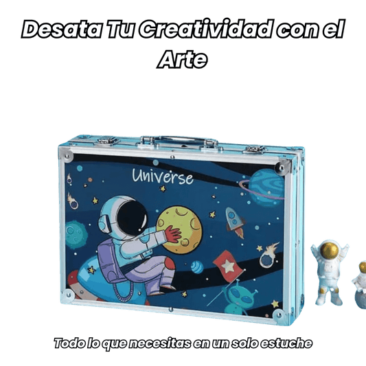 Maletín Con 145 Piezas De Arte ¡Despierta La Creatividad De Tu Pequeño!
