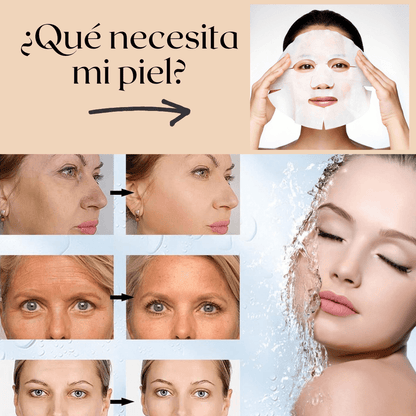 Mascarilla Colágeno Hidrolizado y Ácido Hialurónico, LLEVATE 5 GRATIS, SOLO POR ESTA SEMANA🎁