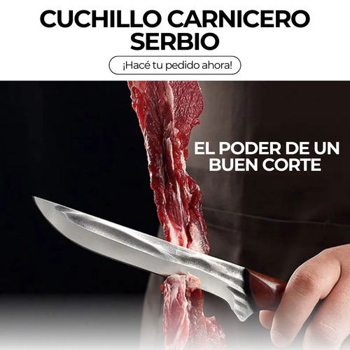 Cuchillo de Carnicero Serbio Forjado a Mano:  Lo que todo cocinero debe tener🔪👨‍🍳