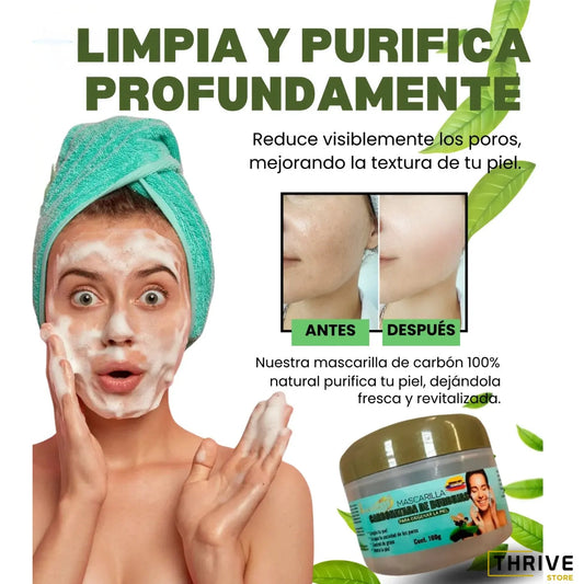 FizzRevive™ - Mascarilla Carbonatada de Burbujas para Oxigenar la Piel