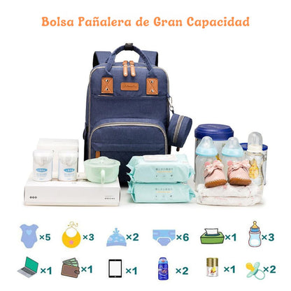 FlexiBaby™ - Bolso Pañalera Todo en Uno Impermeable