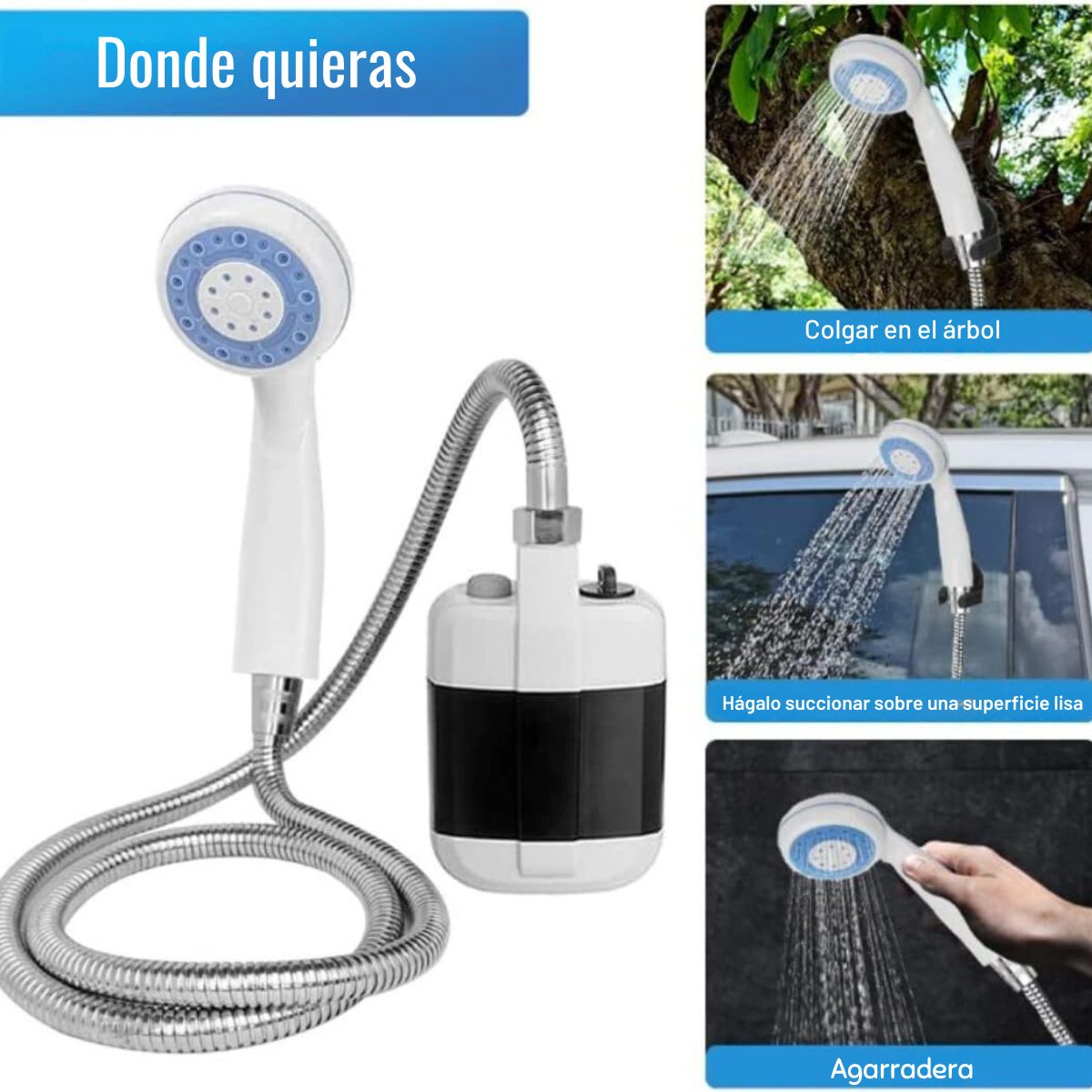 FreshTrek™ - Ducha Portátil Recargable