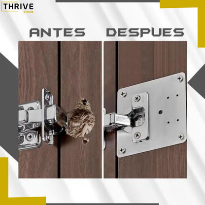 Hinge Plate™ - Placa de Reparación de Bisagra