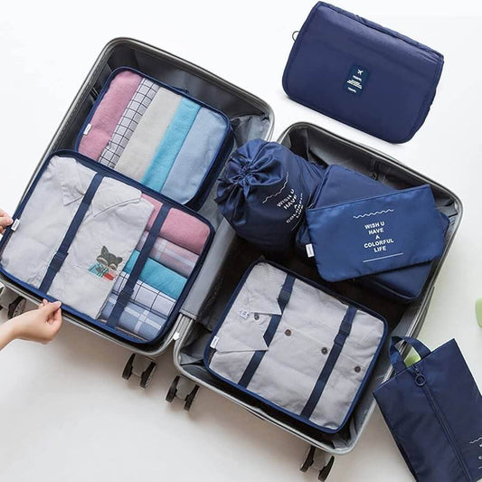 Organizadores de Viaje para Maletas, 6 PCS Organizador de Equipaje, Impermeable