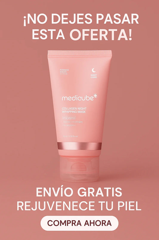 MEDICUBE - Mascarilla con colágeno 100% EFECTIVIDAD