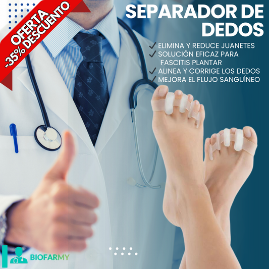 Separadores de dedos BioFarmy®👉 PROMOCIÓN ESPECIAL 2X1🤯🔥