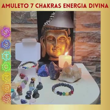 Pulsera 7 Chakras + Aceite energético GRATIS